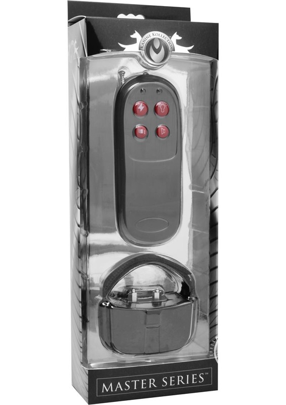 Master Series Cock Shock CBT Electric Cock Ring with Remote Control – Black