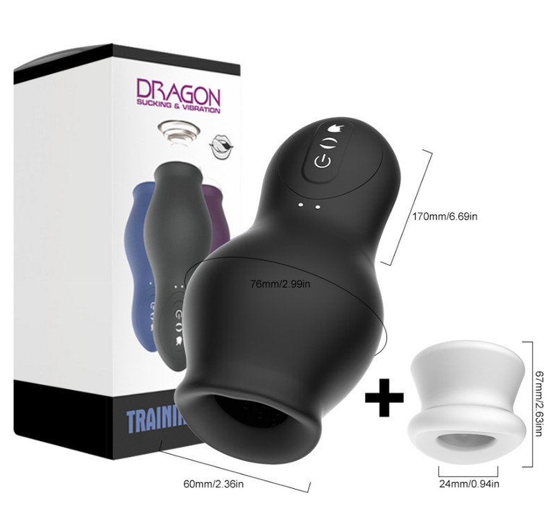 Male Masturbaters Automatic HandsFree Sucking Mastubator Cup Sex Toys for Men US