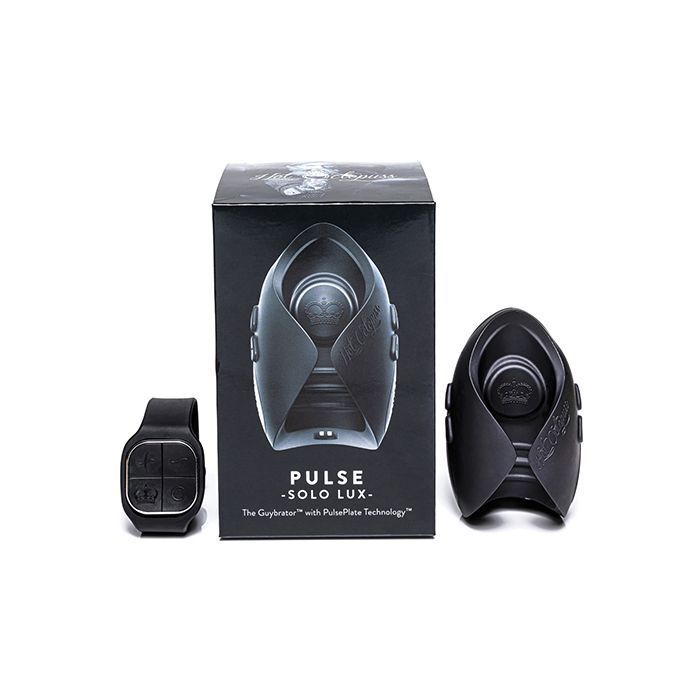 Hot Octopuss Pulse Solo Lux – Black Waterproof Smooth Rechargable Vibrating