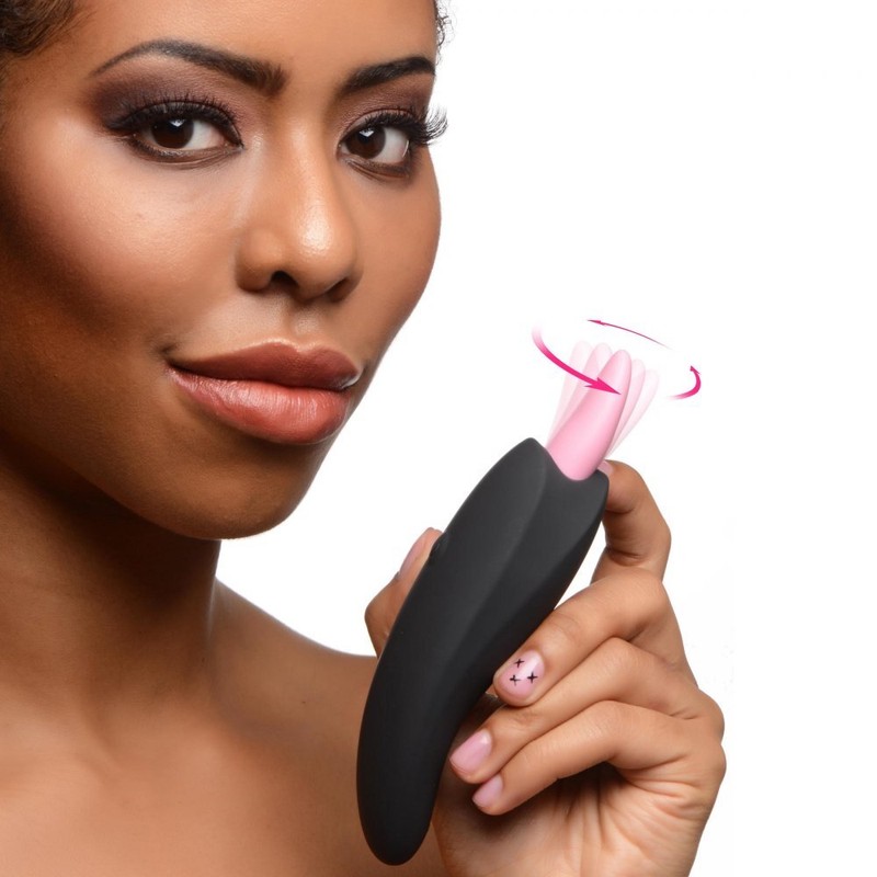 Inmi Luscious Licker 7X Rechargeable Silicone Licking Tongue Clitoral Stimulator