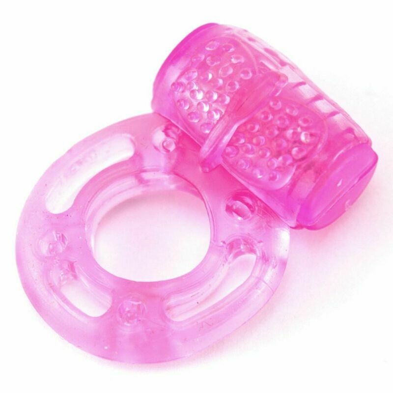 5/12/20x Vibrating Cock Ring with Clitoral Stimulator vibradores Sexuales Random