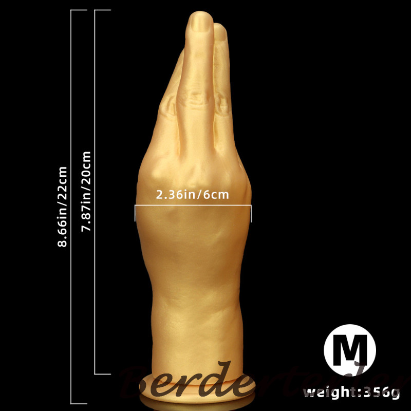 S/M/L Super Large Gold Silicone Fist Dilatation Butt Plug Masturbation Sex Toys gallery