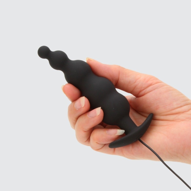 Silicone Vibrating Anal Butt Plug Vibe Vibrator Dildo Anal Trainer Sex Toys
