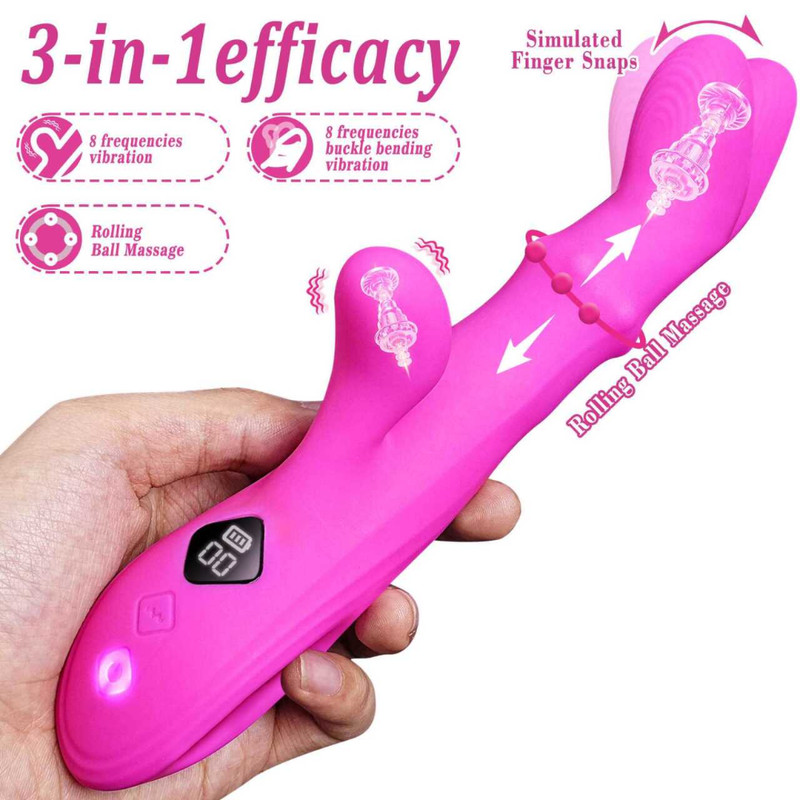 Orgasm Finger Vibrator G-Spot Dildo Clit Nipple Wand Massager Sex Toy For Women gallery