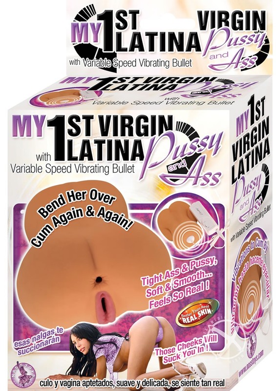 My First Virgin Latina Pussy and Ass Vibrating Masturbator – Pussy and Butt –