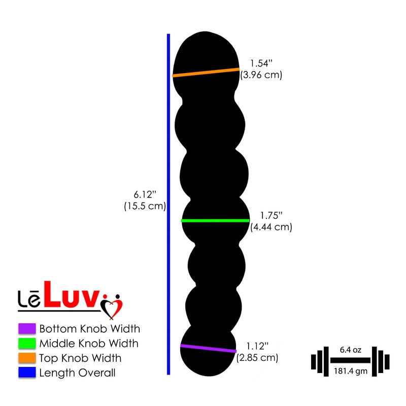 LeLuv Bundle - 5 Pyrex Glass PINK Dildos Wands Butt Plugs Sexy Gift Massagers T gallery