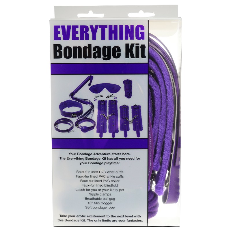 Ple&rsquo;sur 12-Piece Everything Bondage Kit Purple
