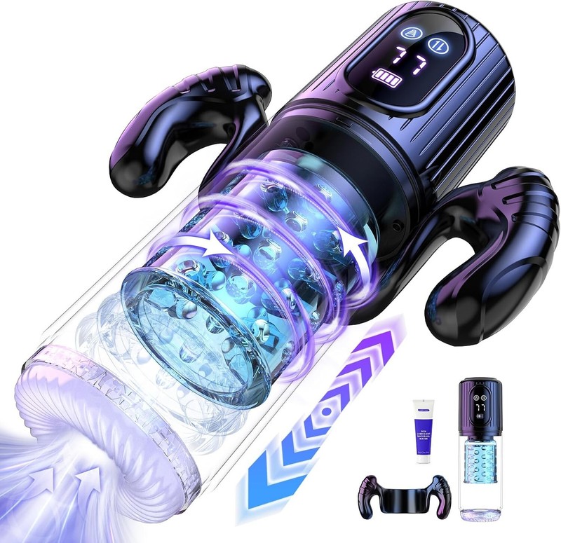 Male Masturbator Penis Pump Male Sex Toys Stroker Pump Adult Sex Toy with Handle