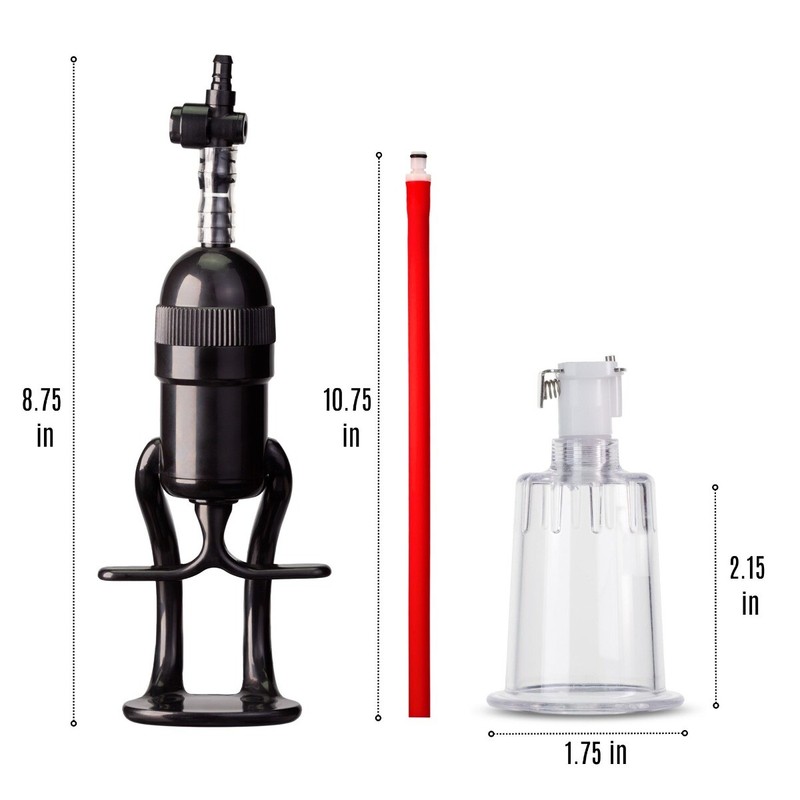 Suck Her Nipple and Clit Play Vaginal Suction Pussy Pump System Sex Toys