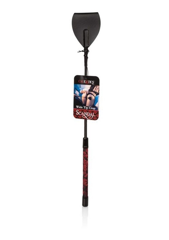 Scandal Wide Tip Crop – Black
