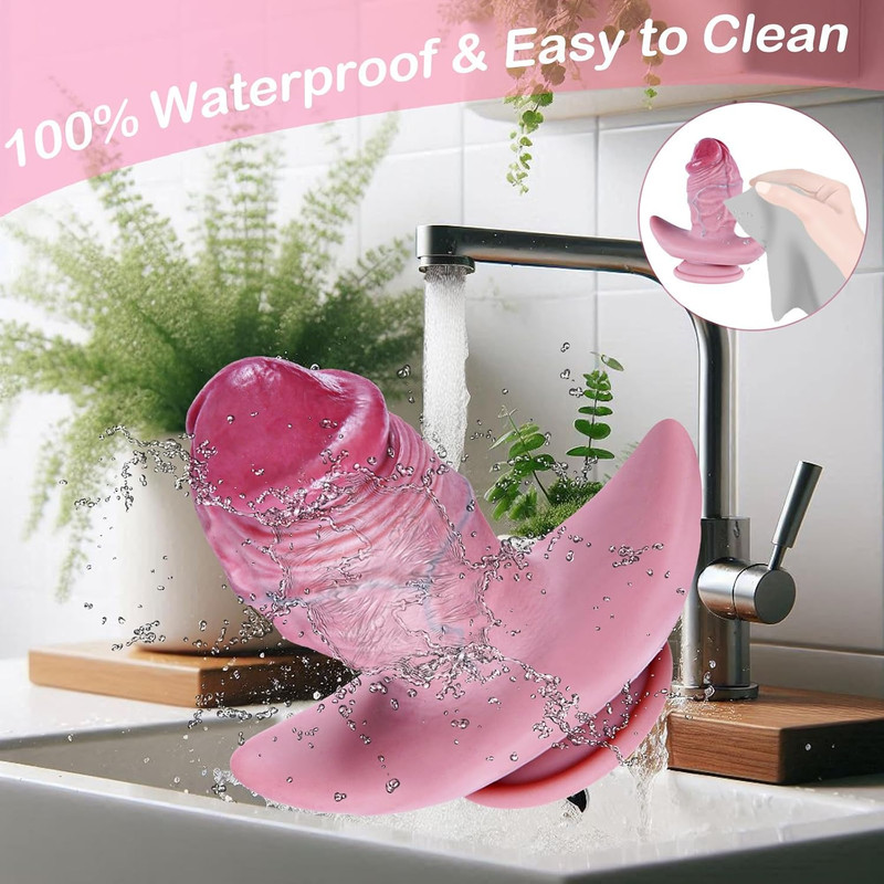 2.3" Diameter Silicone Short Thick Anal Dildo with Suction Cup, 5.9" Short Extra gallery