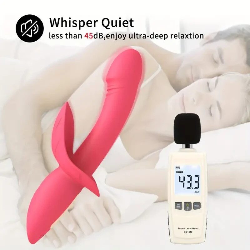 Rechargeable Patting Rabbit Vibrator Dildo G-spot Massager Sex Toy For Women