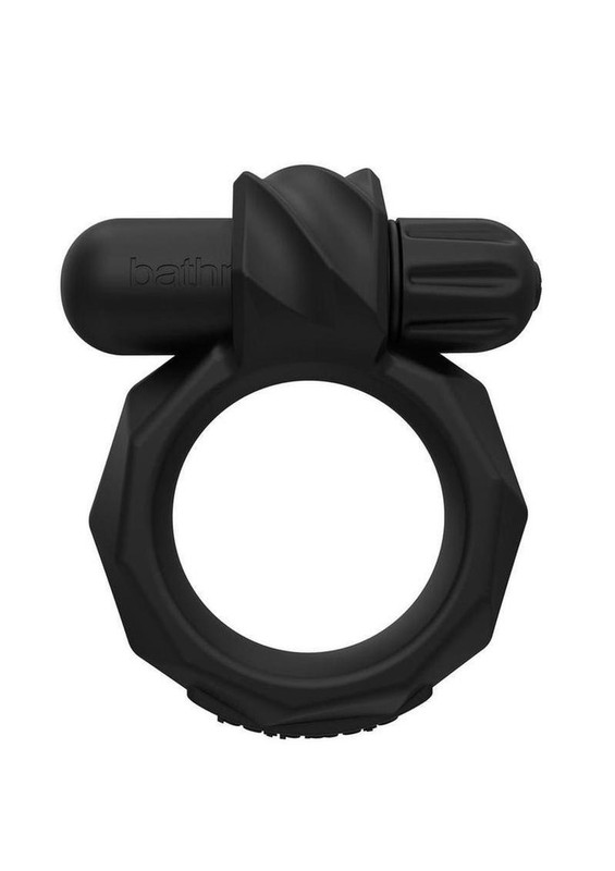 Bathmate Maximus Vibe 45 Rechargeable Silicone Cock Ring - Black gallery