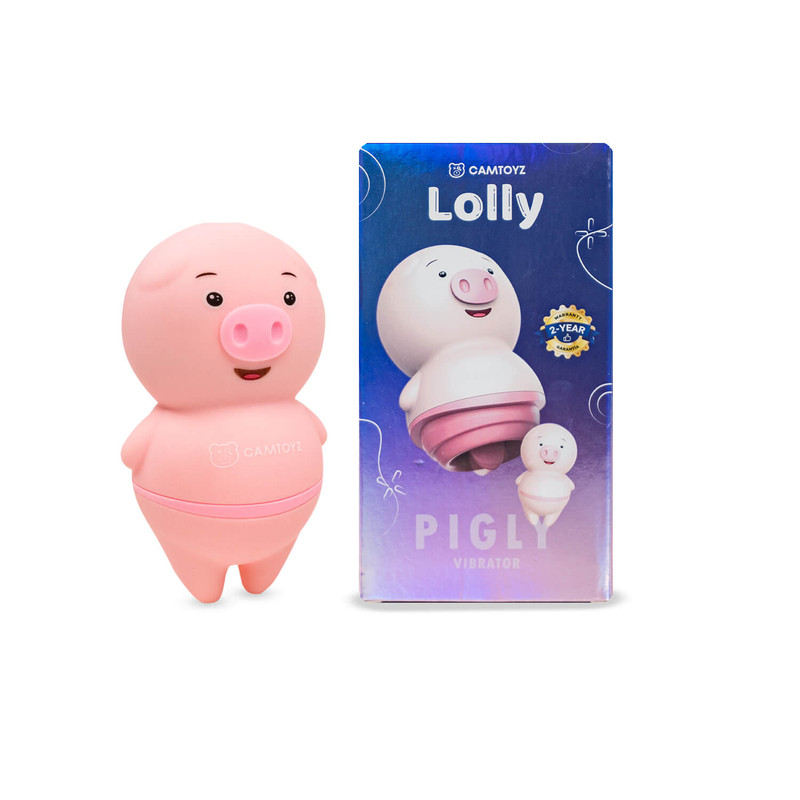 PIGLY Pocket Vibrator with Licking Tongue Design by LOLLY CAMTOYZ