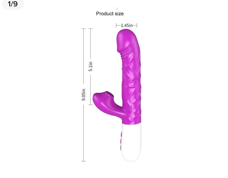 （2PCS) Multispeed Vibrator G Spot Dildo Rabbit Female Adult Sex Toy gallery