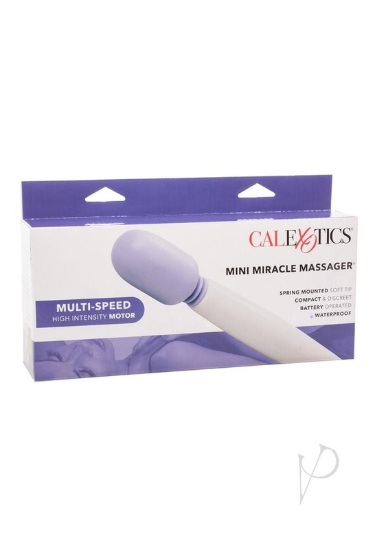 My Mini Miracle Massager Wand Waterproof 7.75in – White/Purple