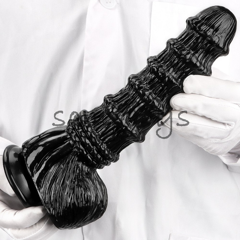 11&Prime; Huge Ailen Dildo Dong Big Anal Butt Plug In-depth ASS Dilator G-spot Sex Toy