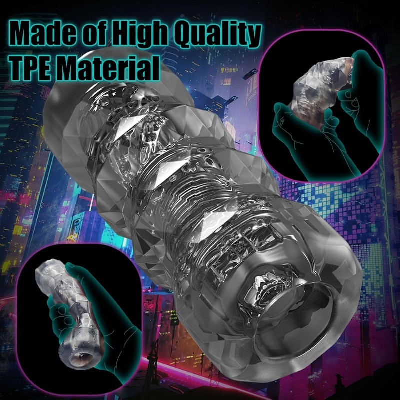 Male Masturbator Sex Toys - Transparent Pocket Pussy Stroker, gallery