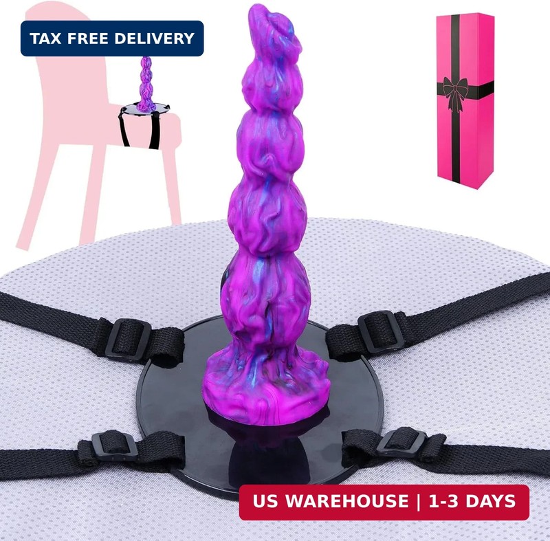 Extra Large Suction Cup Dildo Mount Sex Saddle Swing Chair, Realistic G-spot-Dil