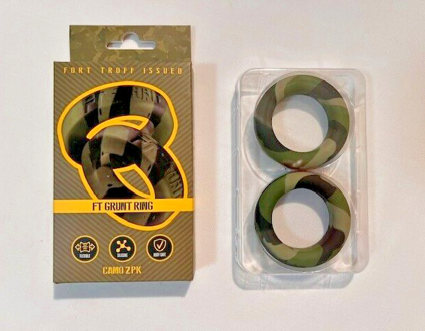 FORT TROFF – Grunt Silicone Camo C-Rings – 2 Pack – Camouflage