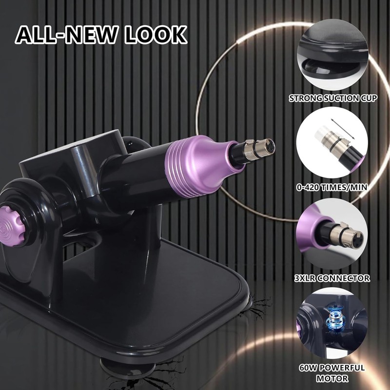 60W Sex Machine with Remote Control 21 Modes and Discreet Packaging for Privacy gallery
