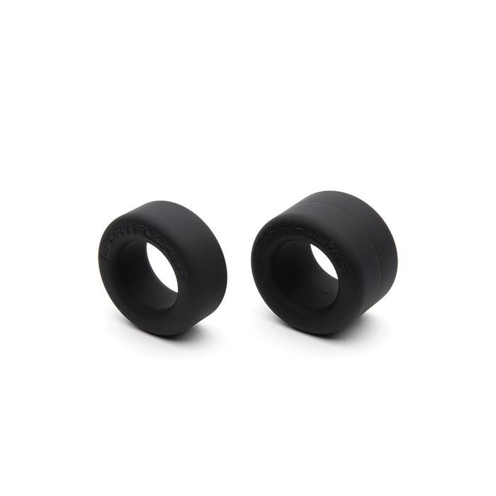 Sport F*cker Nutt Job Silicone Ring Set 2-Piece Stretch Fit - Black gallery