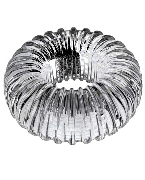 Perfect Fit Ribbed Ring – Clear