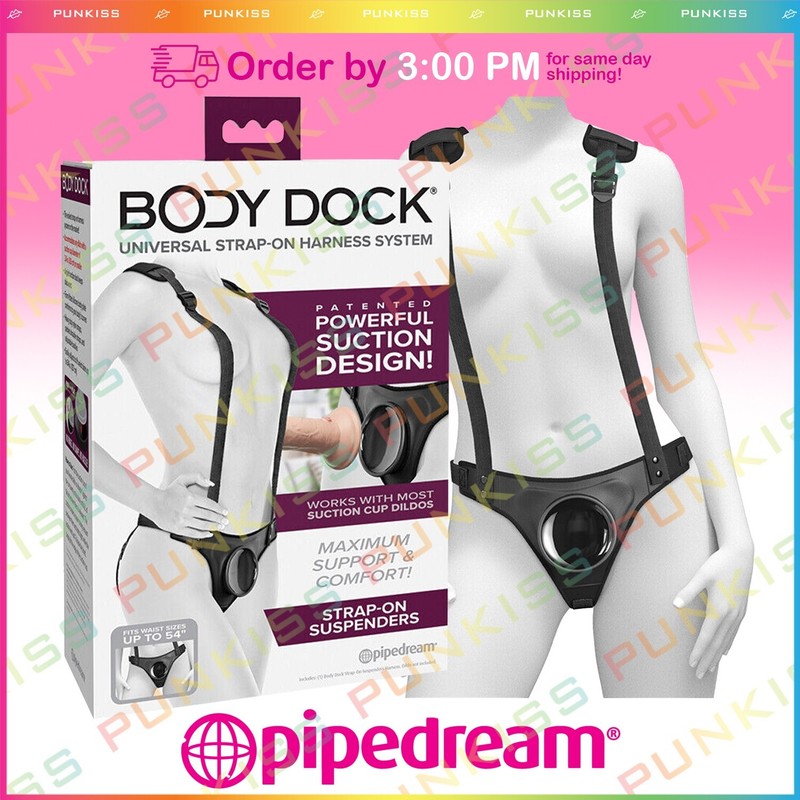 BODY DOCK Strap-On Harness Suspenders💋for Universal Dildo Lesbian Pegging Toy