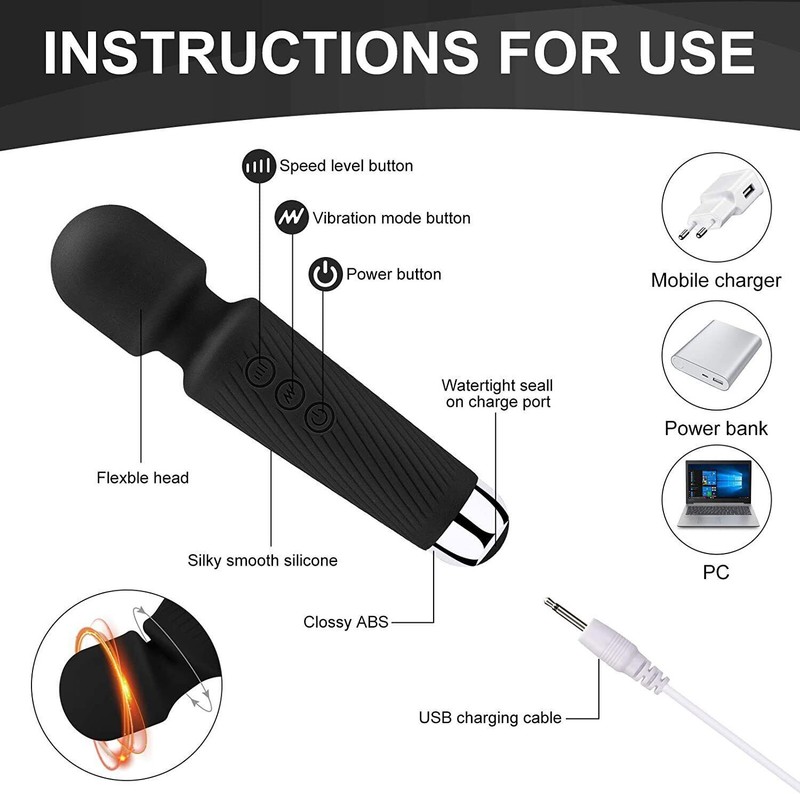 Sex Toys for Women Rechargeable G-spot Vibrator Clit Dildo Massager Adult Gifts gallery