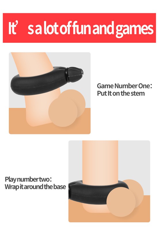 Inflatable Penis Ring Male Enhancer Ejaculation Delay Cock Ring For Man Erection gallery