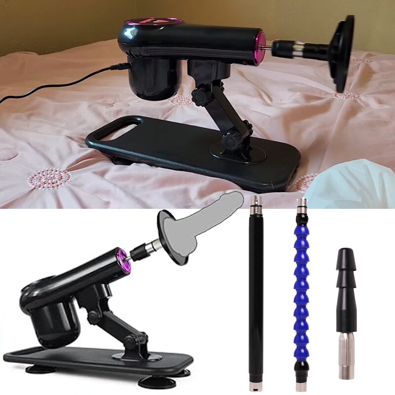 Sex Machine Remote Controlled Thrusting Dildo Automatic Machine 3XLR Connector