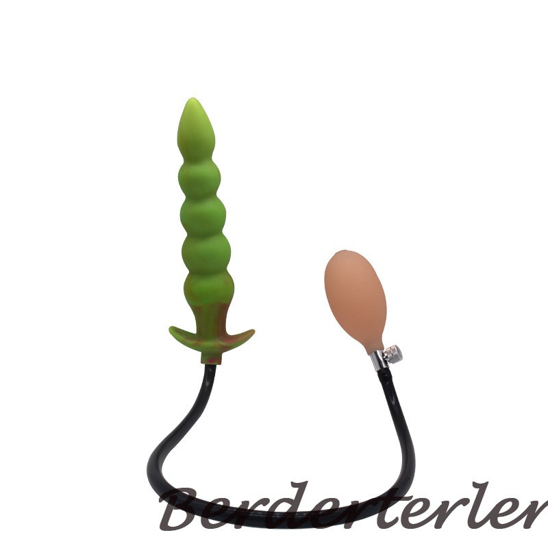 Inflatable Anal Plug with 5 Coloured Beads Posterior Bead Massage Anal Dilator gallery