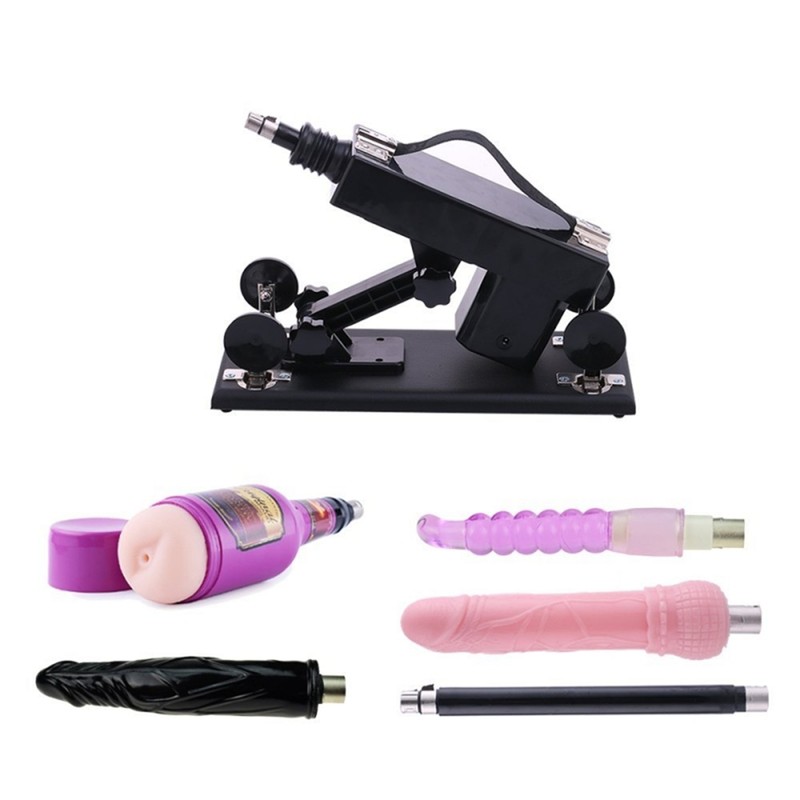 Sex Machine with 5 Attachments Dildo Extension Tube Masturbation Cup Sex Toys