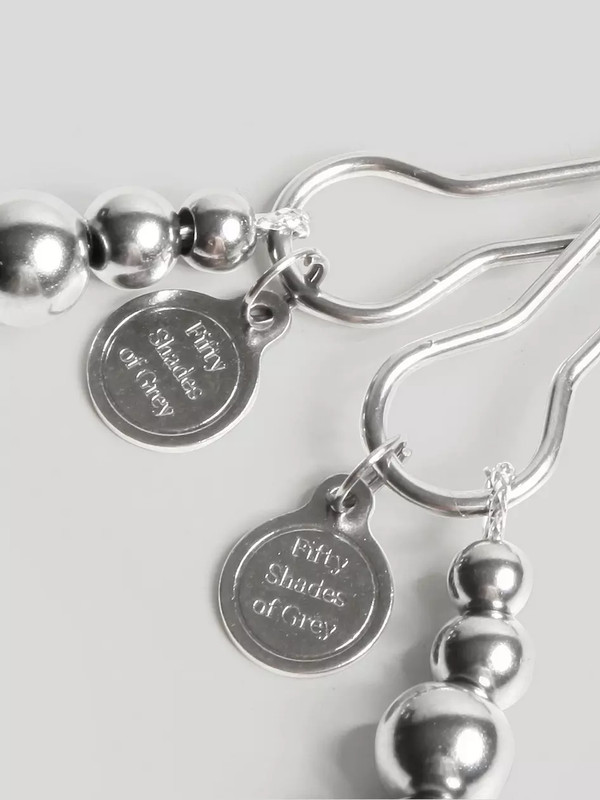 Fifty Shades Of Grey Adjustable Nipple Clamps💋Bondage BDSM Sex Toy for Couples gallery