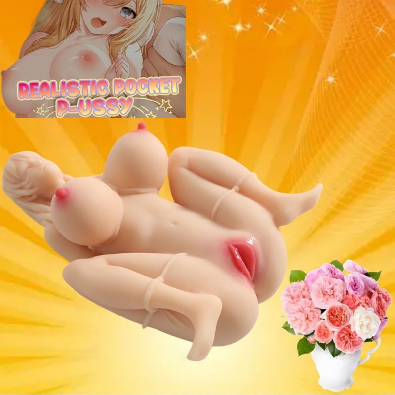 Male Masturbator Realistic Pocket Pussy Anime Sexy Figure Doll Sex Toys for Men