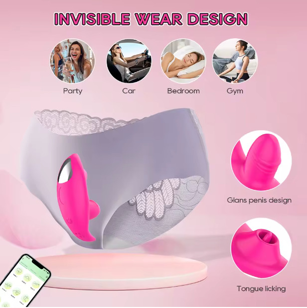 Wearable G-Spot Clit Vibrator Dildo Double Massager Adult Sex Toys For Women New gallery