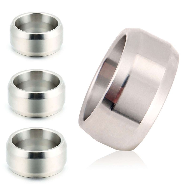 Male Heavy Duty Stainless Steel Metal Silver Cock Ring Penis Enhancer Band US gallery