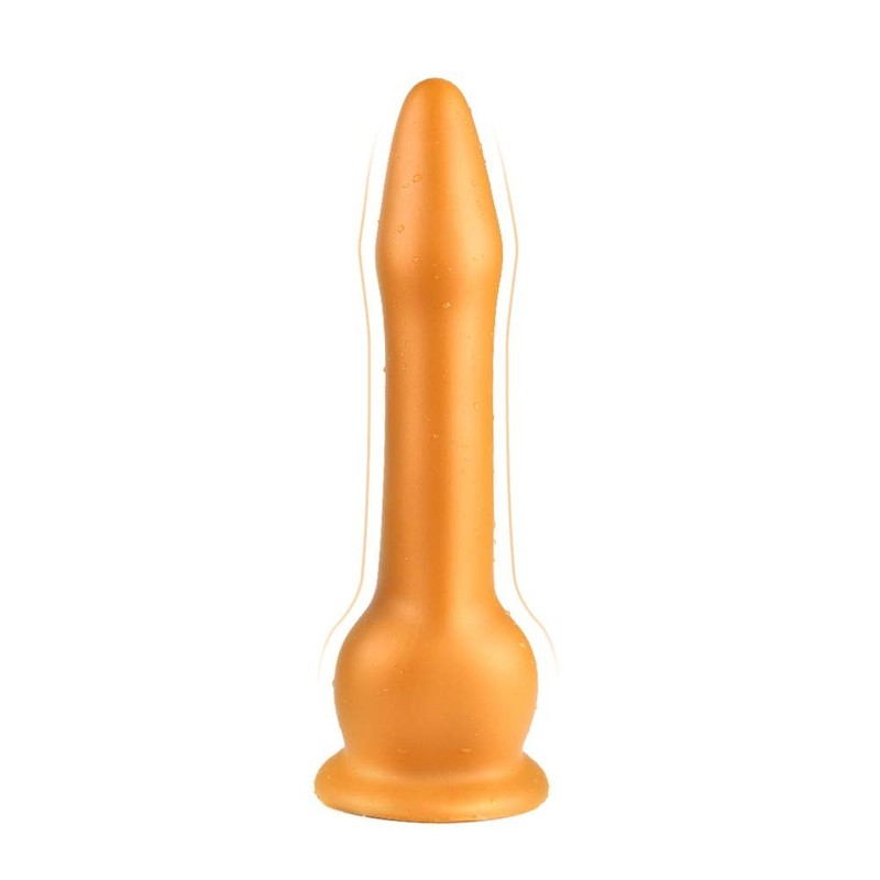 Super Long Liquid Silicone Butt Plug with Strong Suction Cup Waterproof Anal …