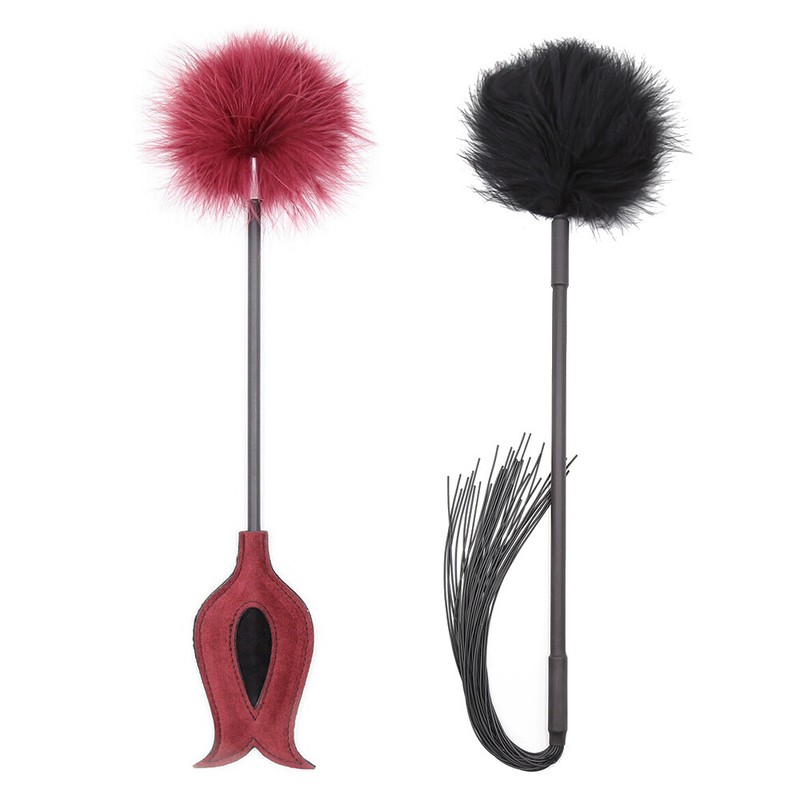 Feather Tickler Whip Erotic Fetish Spanking Paddle Adult Sex Toy Women Men BDSM gallery