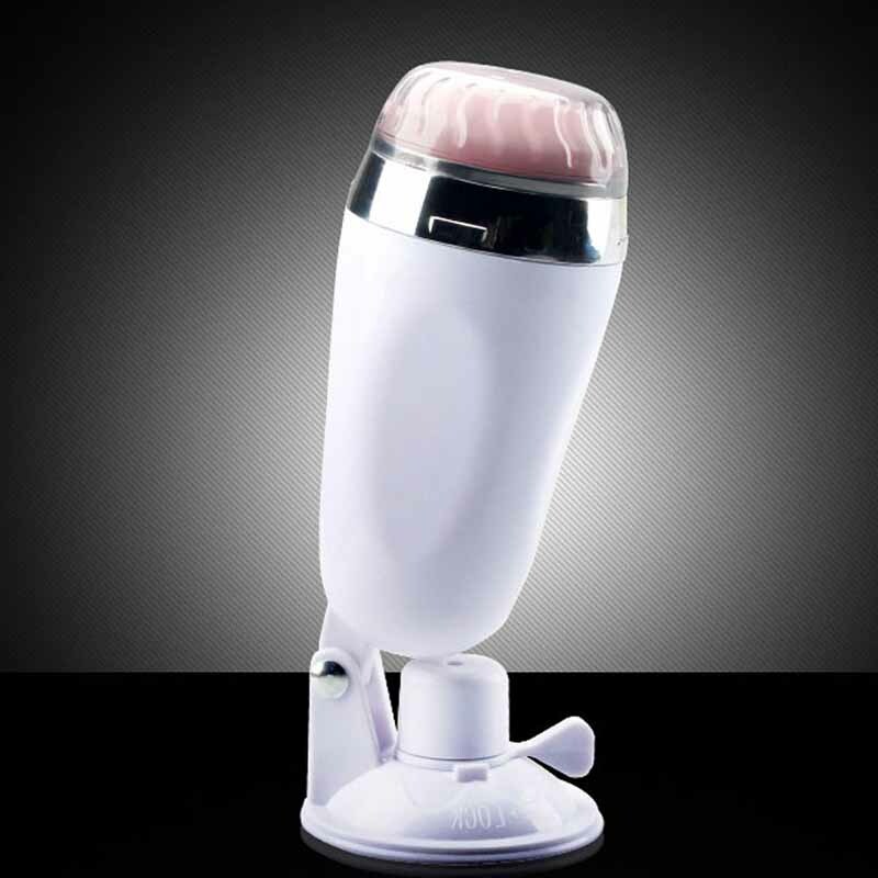 Vibrating-Male-Masturbators-Realistic-Vagina-Pussy-Stroker-Men-Sex Toy-HandsFree gallery