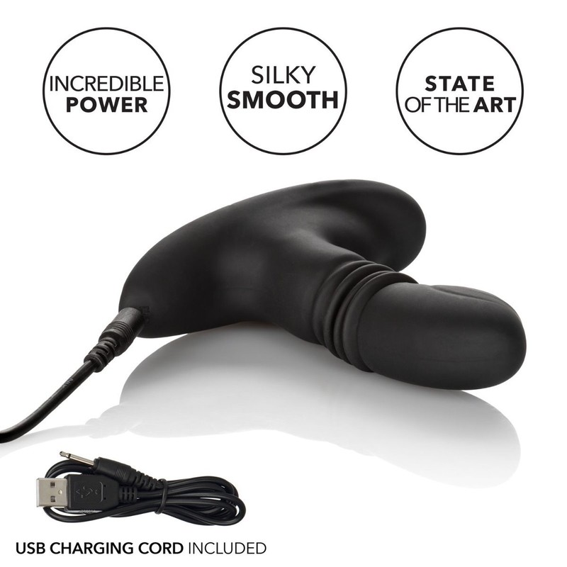 Thrusting Rotator Anal Probe Prostate Massager Stimulator Vibrator Butt Plug gallery