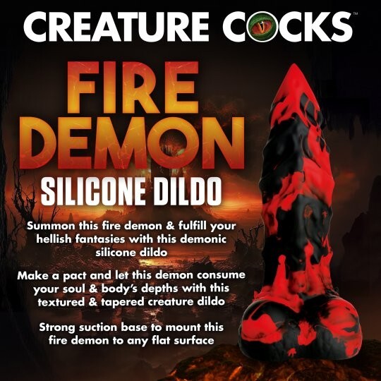 Fire Demon Monster Silicone Dildo gallery