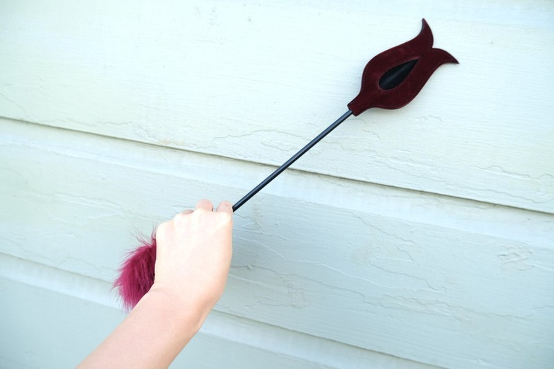 Feather Slapper Burgundy Feather Tickler Best Gift For Her USA