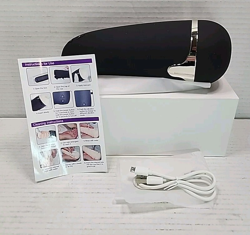 Automatic Mastubator USB Charge Multi Speed Vibrator With Sound Effects
