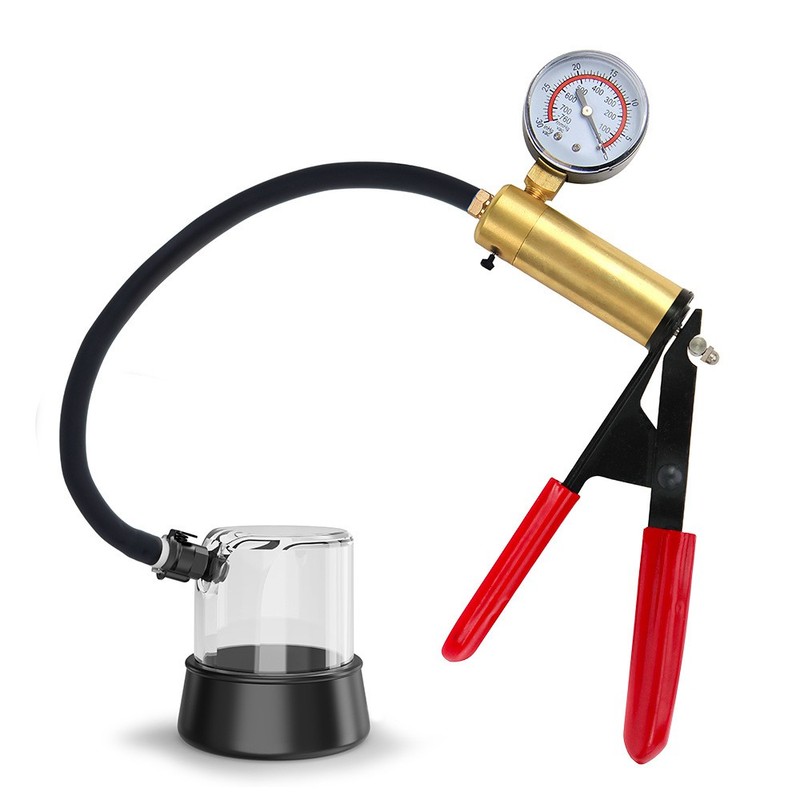 Men's electric manual LCD massager short cup machine with built-in assist pump gallery