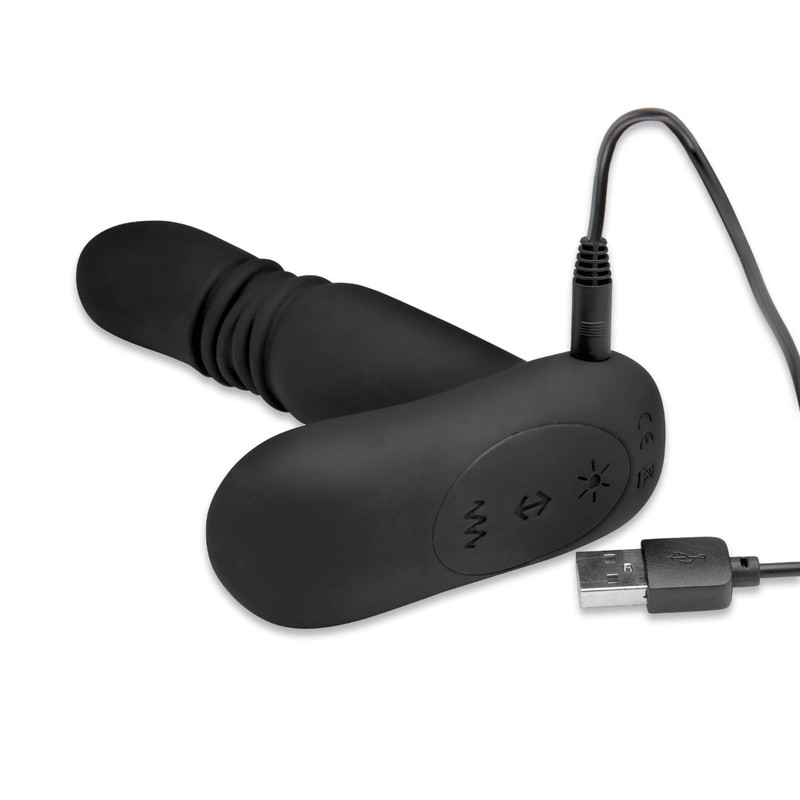 Wireless Warming Thrusting Anal Plug Vibe Prostate Massager for Men Women Couple gallery