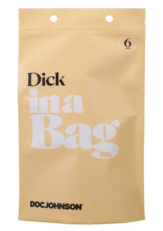 Doc Johnson Ultimately Pleasurable In a Bag Dick 6 Inch Clear, New