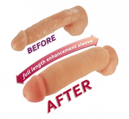 Fat Jack Penis Enlarger Sleeve Bigger Cock Fun and Natural Adult Sex Toy