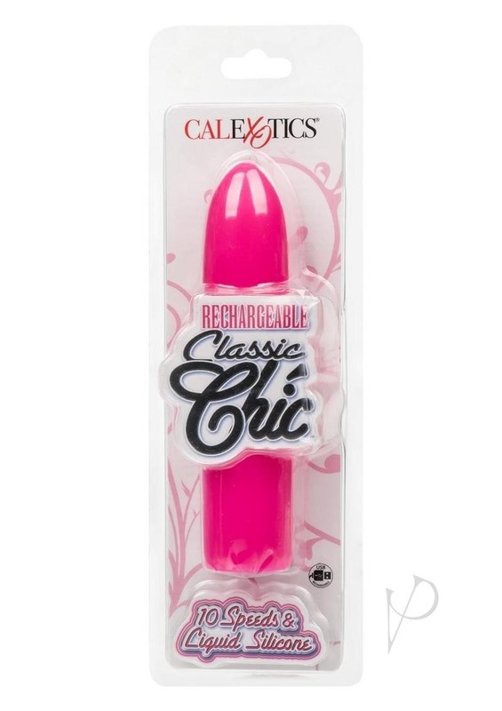 Rechargeable Classic Chic Mini Silicone Vibrator – Pink