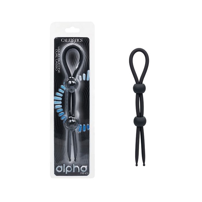 Alpha Liquid Silicone Dual Lasso – Black